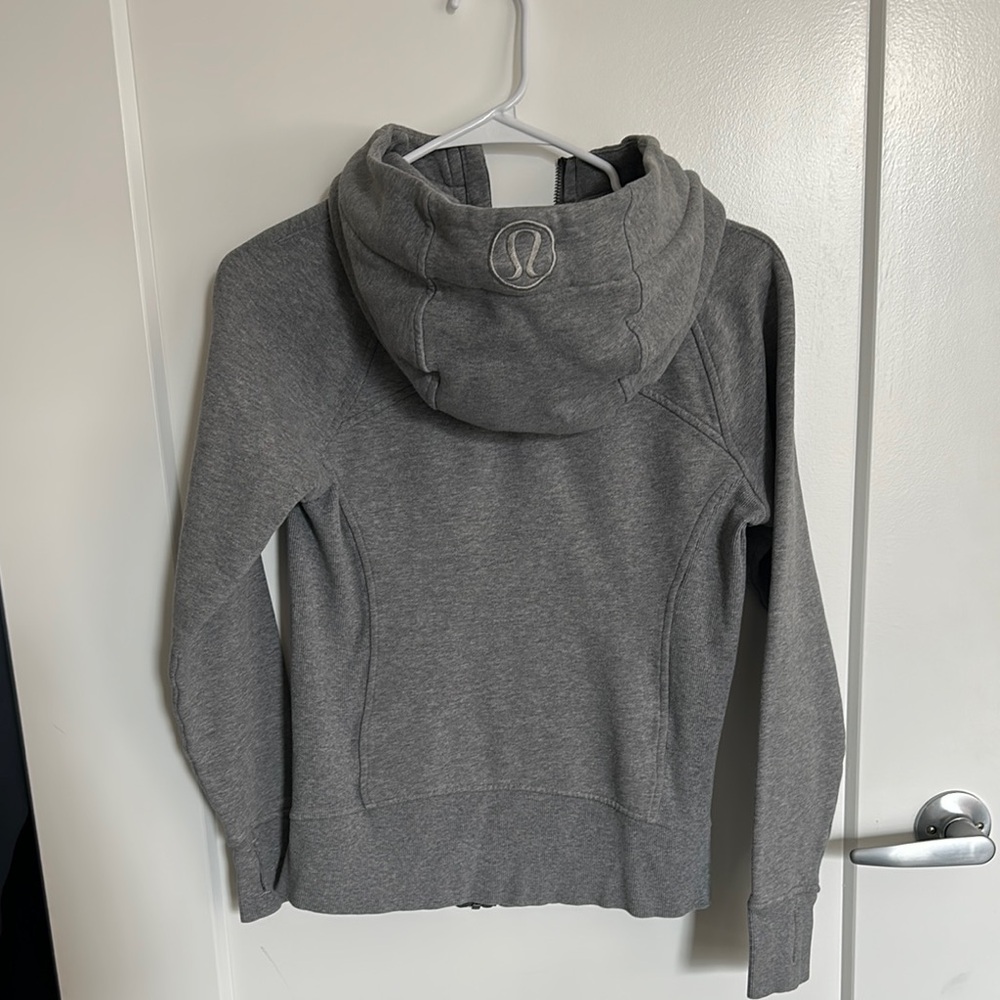 LULULEMON GRAY SCUBA HOODIE - Picture 2 of 4